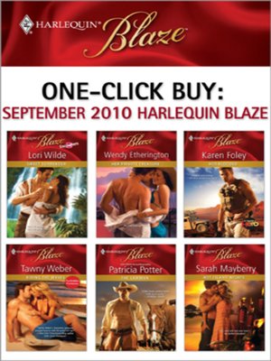 cover image of September 2010 Harlequin Blaze